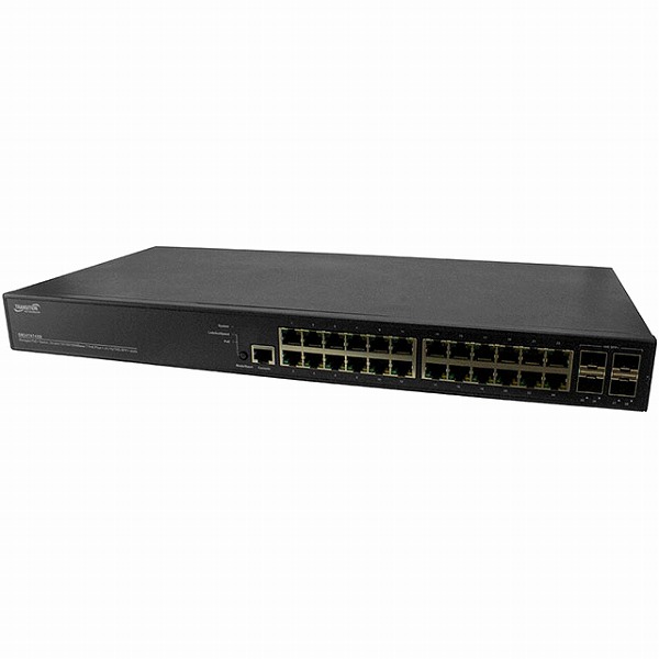 (24) 10/100/1000Base-T （RJ-45)+ (4) 1G/10GBase-X SFP+ (オープン)