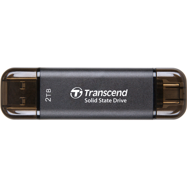 スティック型SSD USB 10Gbps 2TB ブラック