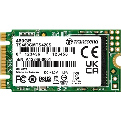 内蔵SSD M.2 2242 SATA-III B+M Key 480GB