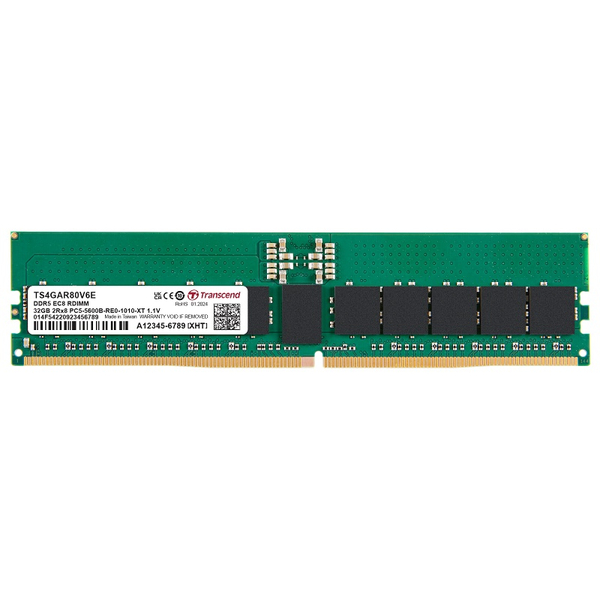 PC5-44800（DDR5-5600） REG-DIMM 32GB 2Rx8 2Gx8 CL46 1.1V