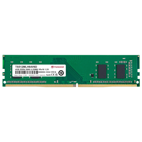 PC4-21300 (DDR4-2666) 対応 288ピン CL19 1.2V DDR4 Unbuffered Long-DIMM 4GB
