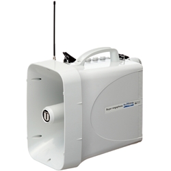 30W防滴形スーパーワイヤレスメガホン ホイッスル付