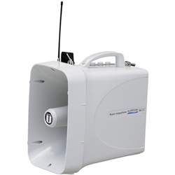 30W防滴形スーパーワイヤレスメガホン ホイッスル付