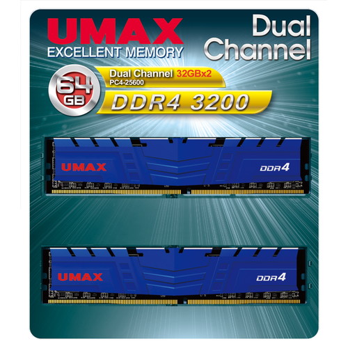 デスクトップPC用メモリー UDIMM DDR4-3200 64GB（32GB×2） IC 2048x 8