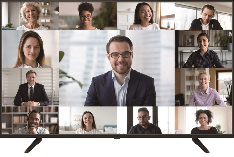 4Kディスプレイモニター 50型/3840×2160/HDMI、RCA/ブラック/スピーカー：あり