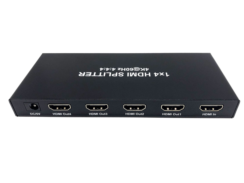 HDMIデジタルモニタ・音声分配器/4分配