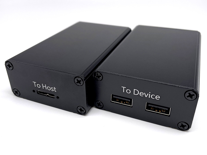 光ケーブル（2LCマルチモード）利用／USB3.1Gen1/2.0/1.1エクステンダー（Host/Deviceセット）／SSA23-350M