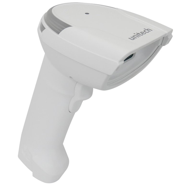 MS852 2Dイメージャバーコードスキャナ、白色ボディ、抗菌、USBケーブル、標準モデル