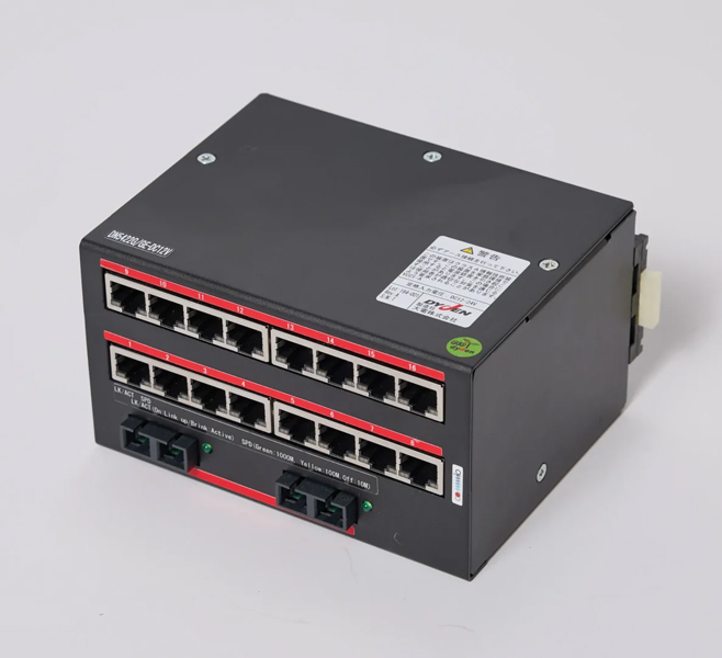 10/100/1000M×16ポート+1000M光2ポートスイッチングハブ