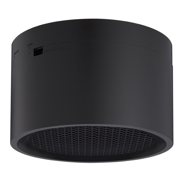 防滴天井露出型スピーカー（アッテネータ付） 黒色