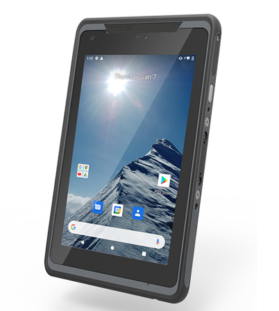8インチ産業グレードタブレット (Qualcomm Snapdragon 660 プロセッサー/4GB/eMMC・64GB/Android 12 搭載/8型/SIMスロット：あり/Google AER 認証済)