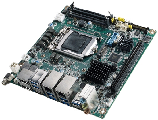 産業用マザーボード 第8、9世代 Intel Core i対応 Q370搭載マザーボード 12Vdc単一電またはATX電源対応