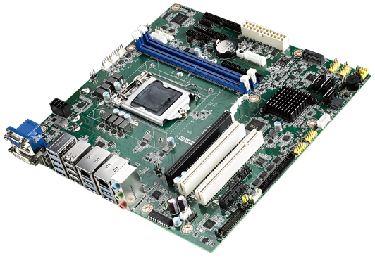 産業用マザーボード 第8、9世代 Intel Core i対応 H310搭載Micro-ATXマザーボード 2GbE/14COM/3SATA/VGA/DVI/DP/8USB3.0/12USB2.0/2PCI/AMP