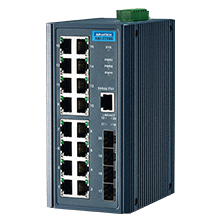 産業用コミュニケーションEKI 16G + 4SFP Port Unmanaged Ethernet Switch