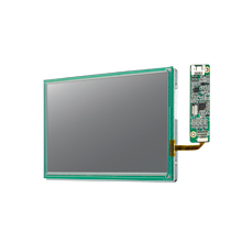 7インチ 1024x600 LVDS 500nits -20～70℃ LED 6/8-bit 4線抵抗膜式タッチパネル 産業用ディスプレイキット