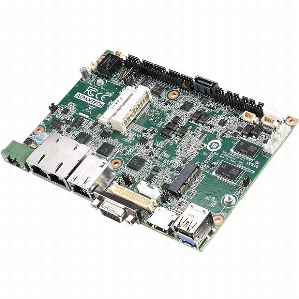 産業用PC/組込式 MIOシングルボード 3.5インチ Embedded Single Board Computer Intel Celeron J1900 2GHz DDR3L VGA HDMI 48-bit LVDS 3 x GbE Mini PCIe mSATA