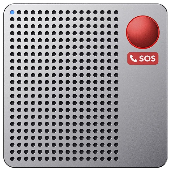 Verkada TS12-N-RB Square Audio Intercom (Red Button)