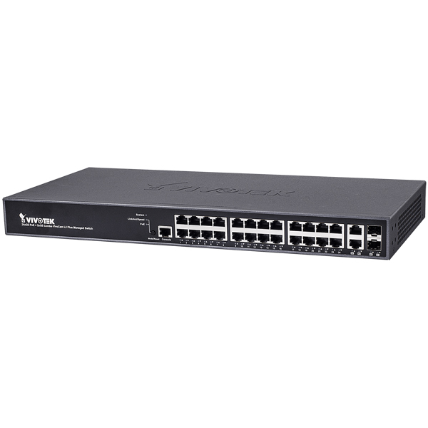 AW-GEV-264B-370 24ポート Web Smart PoEスイッチ (24P GbE PoE + 2P GbE(SFP))(PoE+対応)
