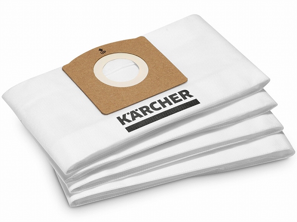 乾湿両用バキュームクリーナー WD 1 バッテリー用フリースバッグ（4枚入り）