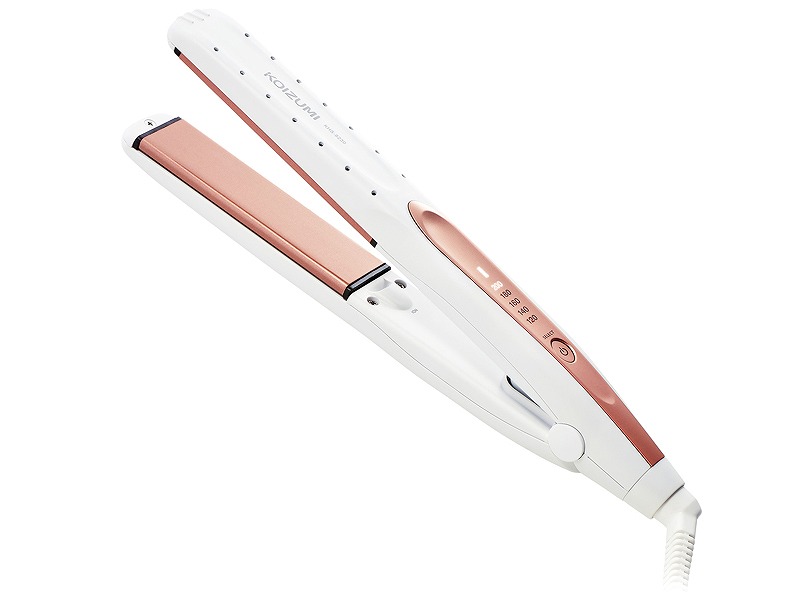 マイナスイオンストレートアイロン（ホワイト）