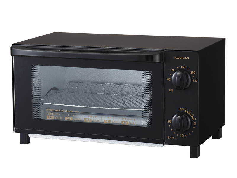 オーブントースター ブラック