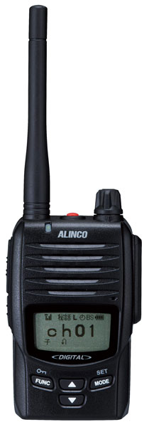 デジタル登録局RALCWI方式 ハンディトランシーバー 5W 標準バッテリー