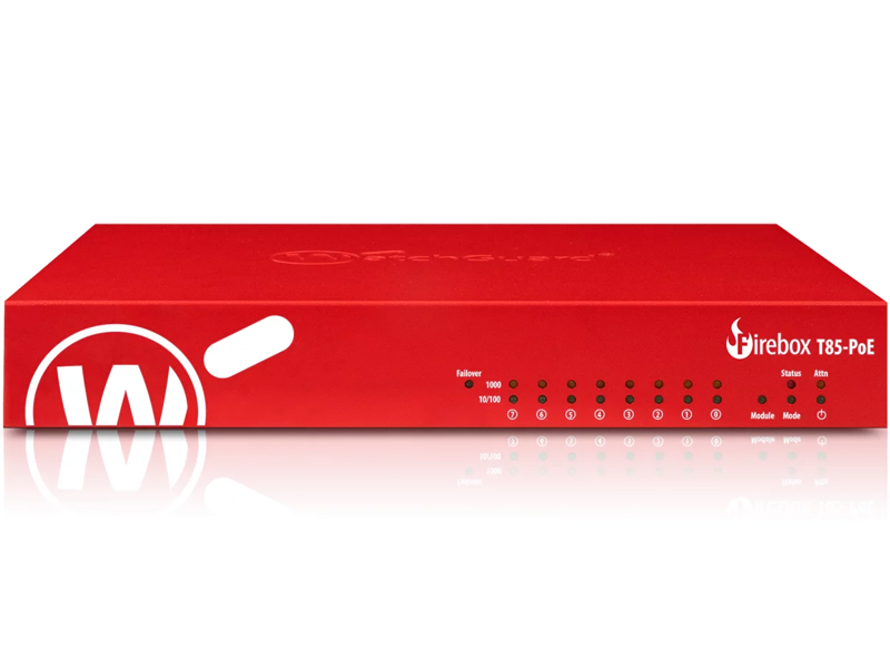 WatchGuard Firebox T85-PoE with 3-yr Total Security Suite (US)