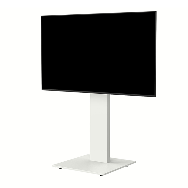 ディスプレイスタンド テレビスタンド 業務用 40～85型対応 WALL BIZ FLAT CASTER サテンホワイト