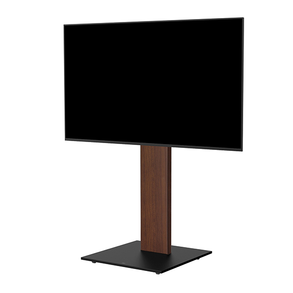 ディスプレイスタンド テレビスタンド 業務用 40～85型対応 WALL BIZ FLAT CASTER ウォールナット