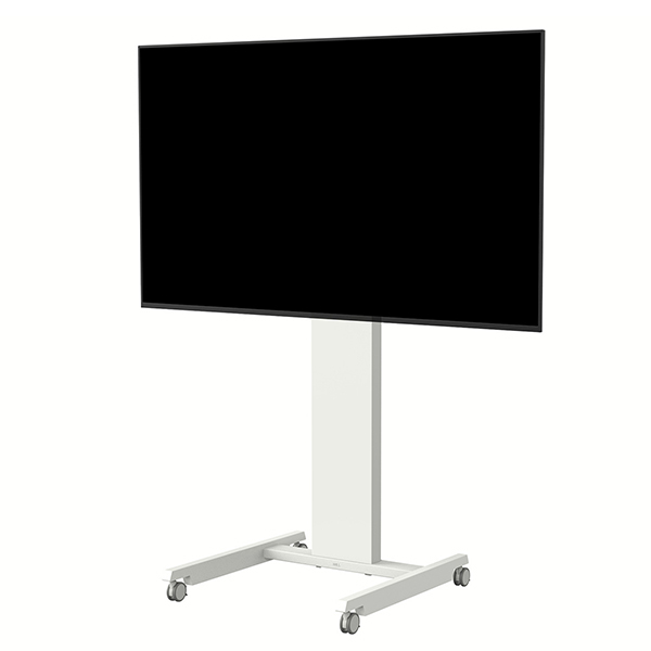ディスプレイスタンド テレビスタンド 業務用 40～85型対応 WALL BIZ H CASTER サテンホワイト