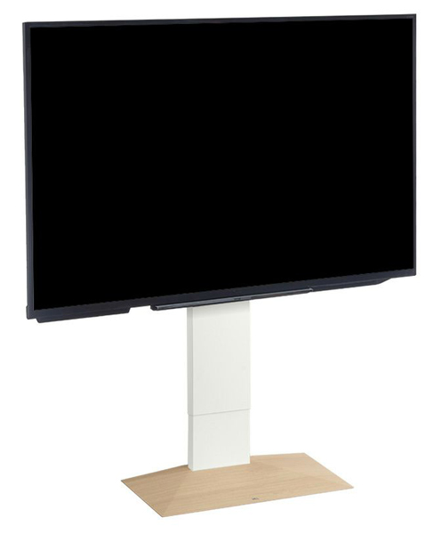 32～80型対応 WALL 壁寄せテレビスタンド V3 ロータイプ ホワイトオークベース