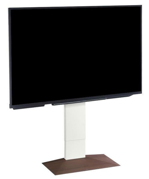 32～80型対応 WALL 壁寄せテレビスタンド V3 ロータイプ ウォールナットベース