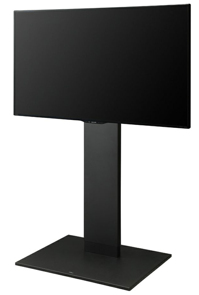 32～60型対応 WALL 自立式テレビスタンド V2 キャスターハイタイプ サテンブラック