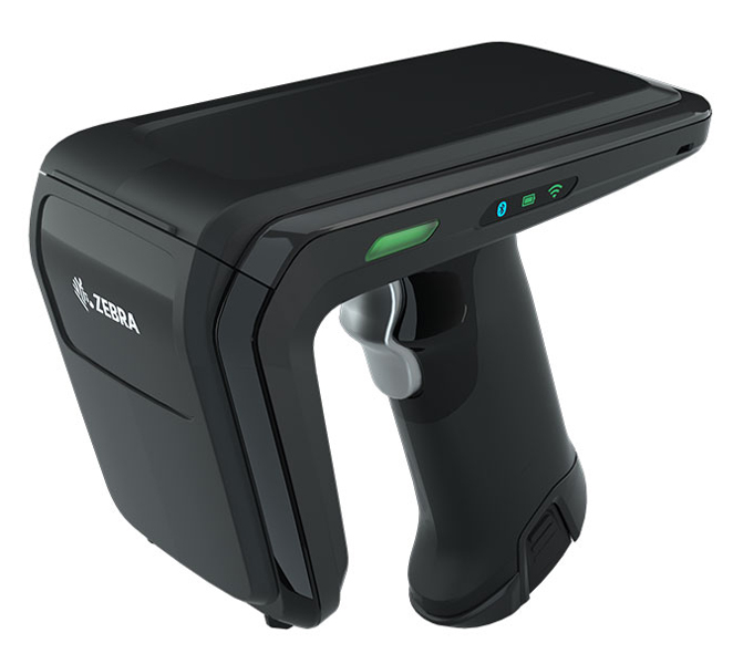 RFD40 UHFリーダー プレミアムモデル、円偏波アンテナ、Bluetooth、7000mAhバッテリ