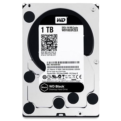 WD Blackシリーズ 3.5インチ内蔵HDD 1TB SATA6.0Gb/s 7200rpm 64MB WD1003FZEX