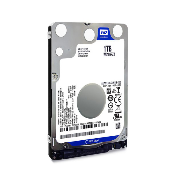 WD Blueシリーズ 2.5インチ内蔵HDD 1TB SATA 6Gb/s 5400rpm 128MB WD10SPZX