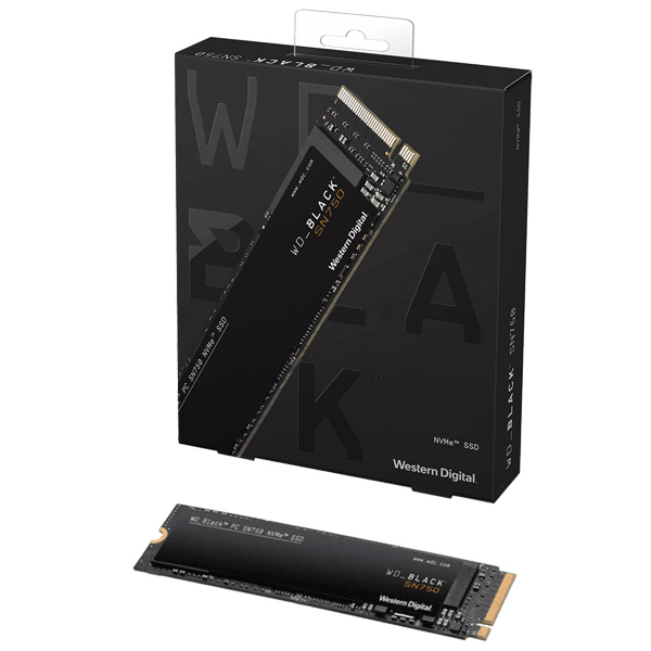 WD Black SN750 NVMeシリーズ SSD 2TB PCIe Gen3 8Gb/s、up to 4lanes M.2 2280 国内正規代理店品 WDS200T3X0C