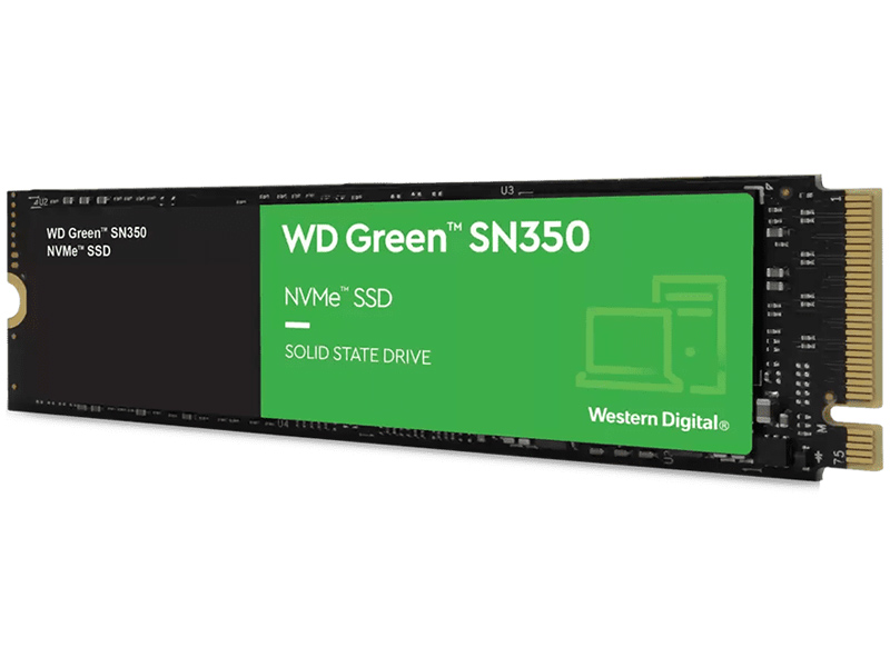 WD Green SN350 内蔵SSD PCIe Gen3 480GB 3年保証 WDS480G2G0C