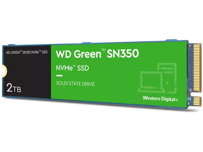 WD Green SN350 内蔵SSD PCIe 3.0 (x4) 2TB 3年保証 WDS200T3G0C