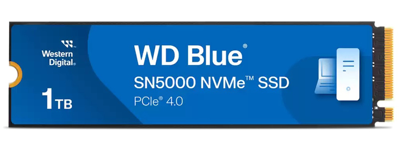 内蔵SSD 1TB WD Blue SN5000 (読取り最大 5150MB/秒) M.2-2280 NVMe WDS100T4B0E