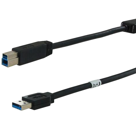 USB3.0アクティブロングケーブル（Aオス・Bオス） 5m