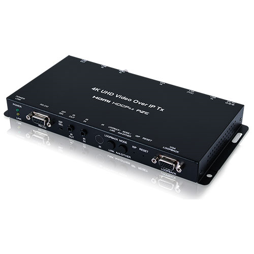 HDMI・VGAマルチキャスト対応 AV over IP延長器（送信機）