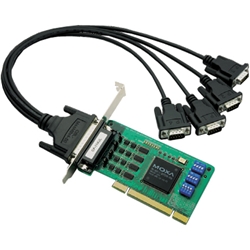 4ポート RS-232C/422/485 ユニバーサルPCIボード、ロープロファイル Tモデル