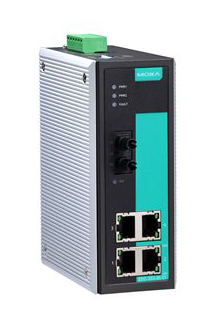 アンマネージドスイッチ、4xRJ45 1xマルチST