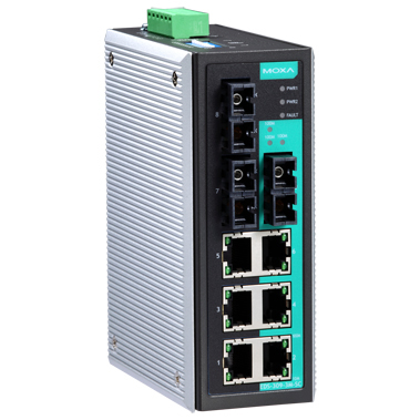アンマネージドスイッチ、6xRJ45 3xマルチSC