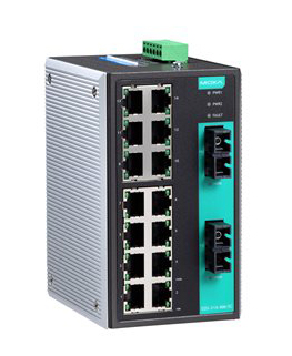 アンマネージドスイッチ、14xRJ45 2xシングルSC