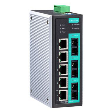 マネージドスイッチ、5xRJ45 3xシングルSC、Tモデル