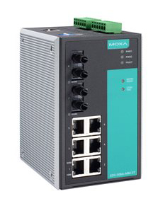マネージドスイッチ、6xRJ45 2xマルチST