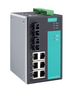 マネージドスイッチ、6xRJ45 2xシングルSC