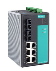 マネージドスイッチ、6xRJ45 2xシングルSC、Tモデル